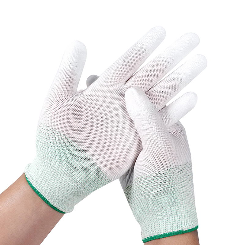 Nylon Finger PU Coated Glove