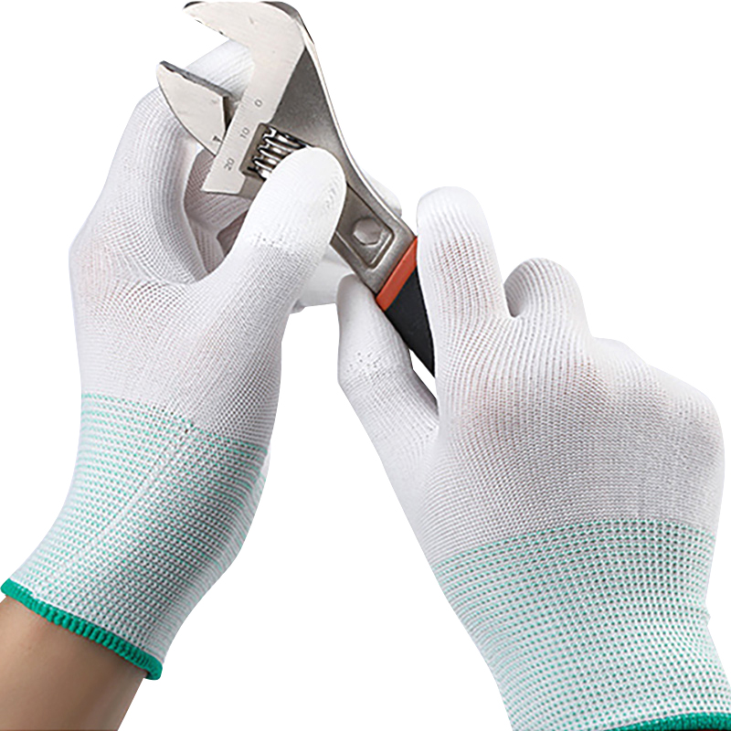 Nylon Finger PU Coated Glove