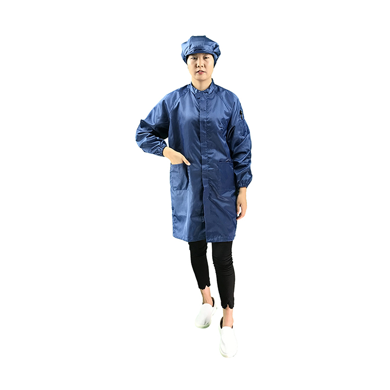 ESD Smock Standup Collar